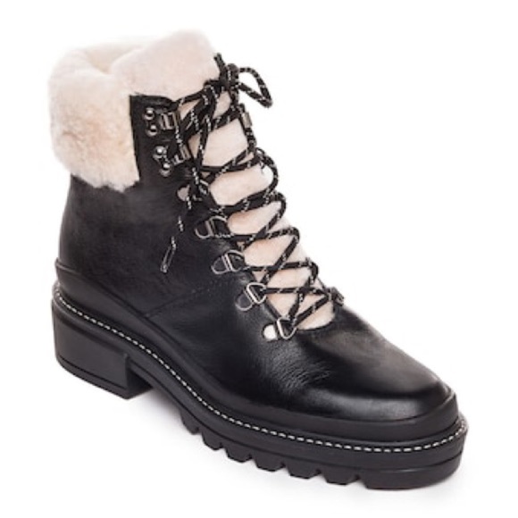 BERNARDO STUDIO Hiker Faux Shearling Boot (Women)
BLACK, Size 8 M NWT - Picture 1 of 5